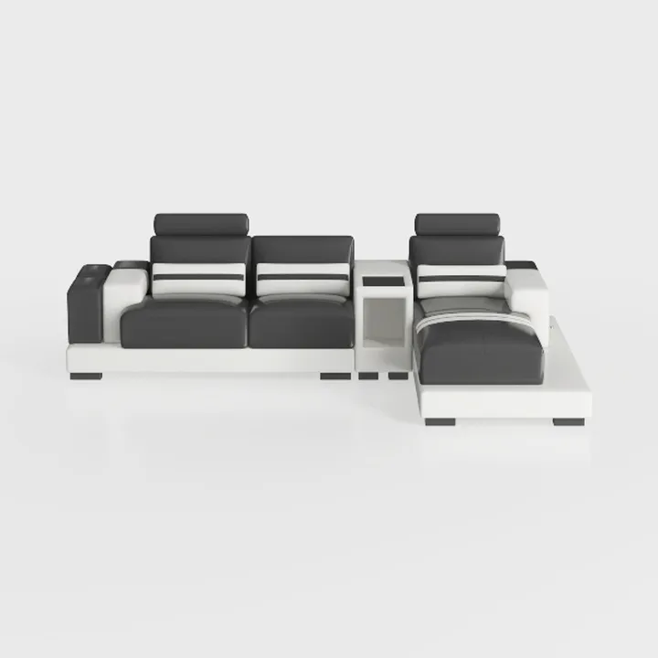 Electric PU Leather Recliner Sofa Set, Elderly