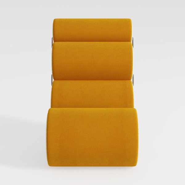 Artdeco Home 40&quot; W Convertible Futon Chair with Ma