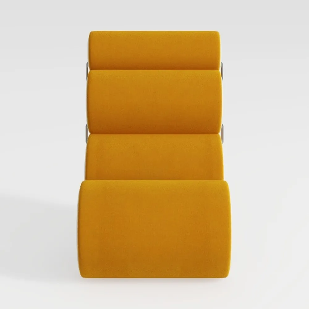 Artdeco Home 40" W Convertible Futon Chair with Ma