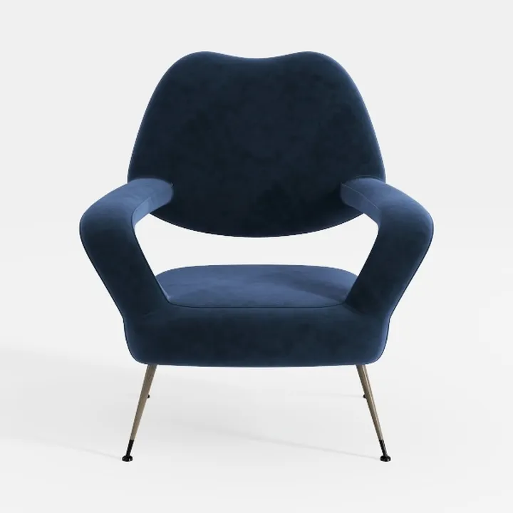 YOUNUOKE Dining Chairs Set of 6, Modern Blue