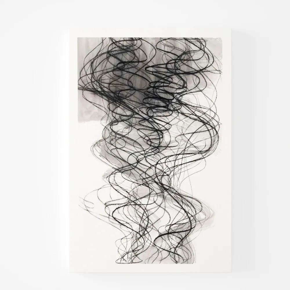 YPY Blue Floral Paris Canvas Wall Art: Blue Flower