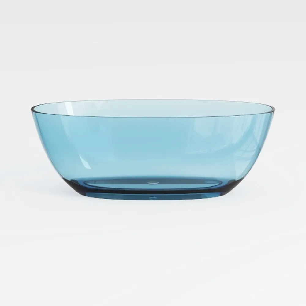 CASAINC 59" Soaking Tub Transparent Resin