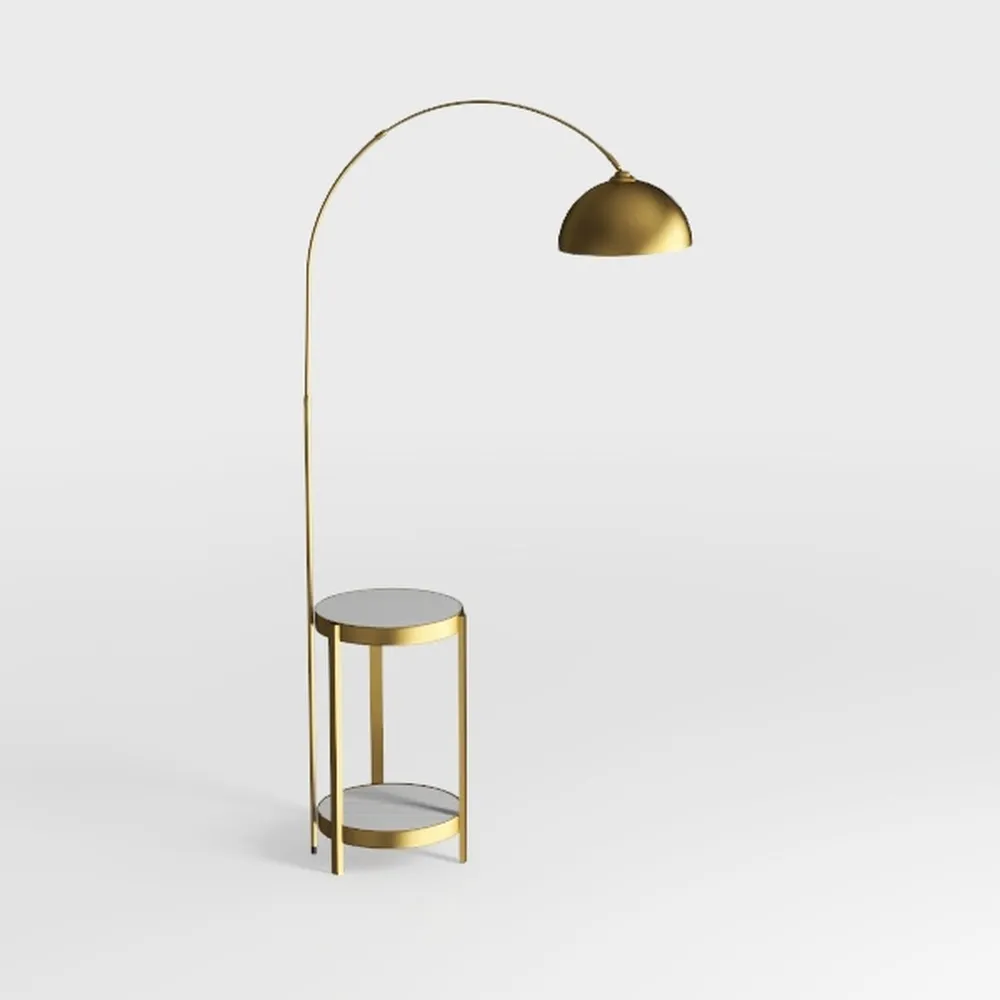 DLLT Floor Lamp Tall for Room: Gold Standing Lamp