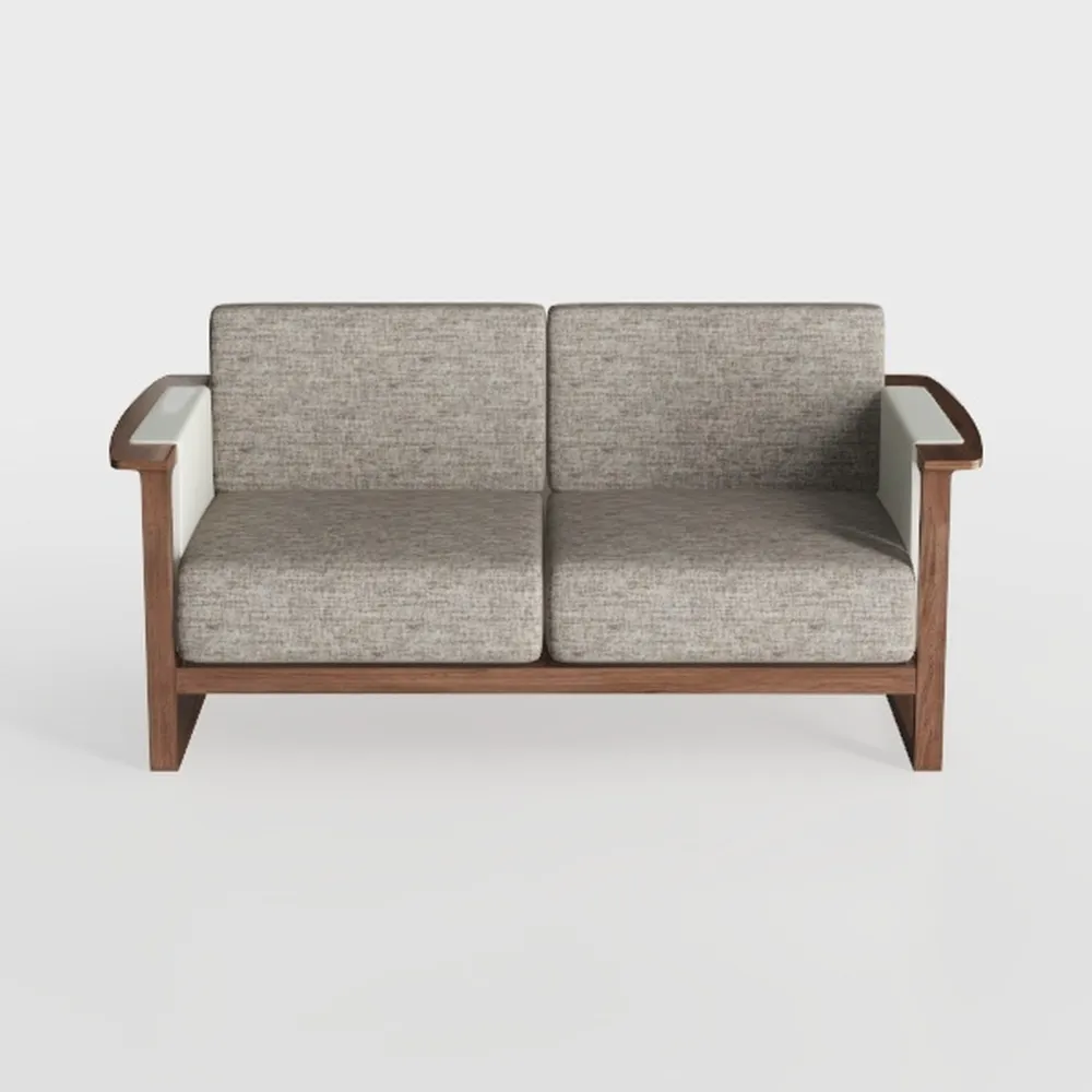 Baxton Studio Bianca Mid-Century Modern Walnut Woo