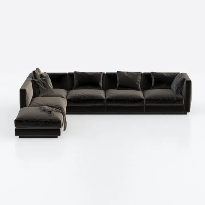 Power Recliner Set with LED Lights, Air Leather
