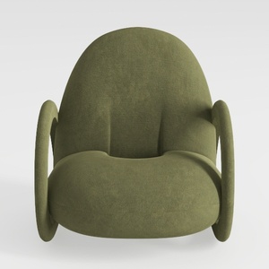 Fabric Accent Chair, Upholstered Armchair with