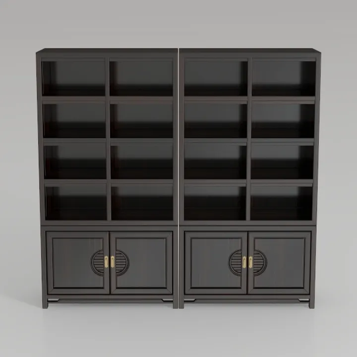 HOSTACK Farmhouse Bookshelf and Bookcase, 47" Wide
