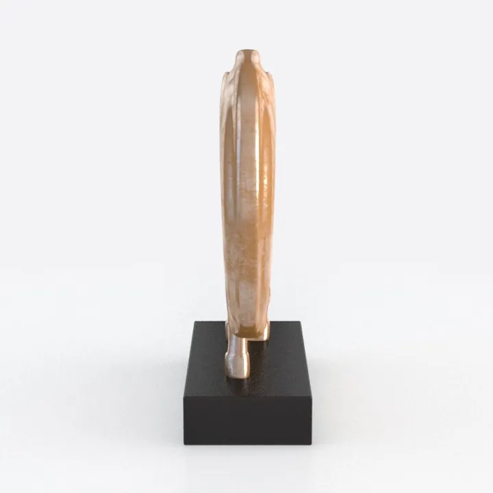 Black Matte Floor Ceramic Vase - Large 17.7 Inch