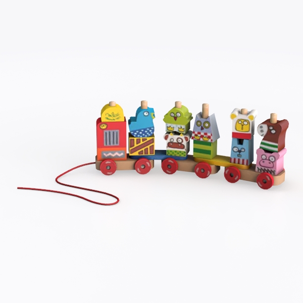 Stacking animal train