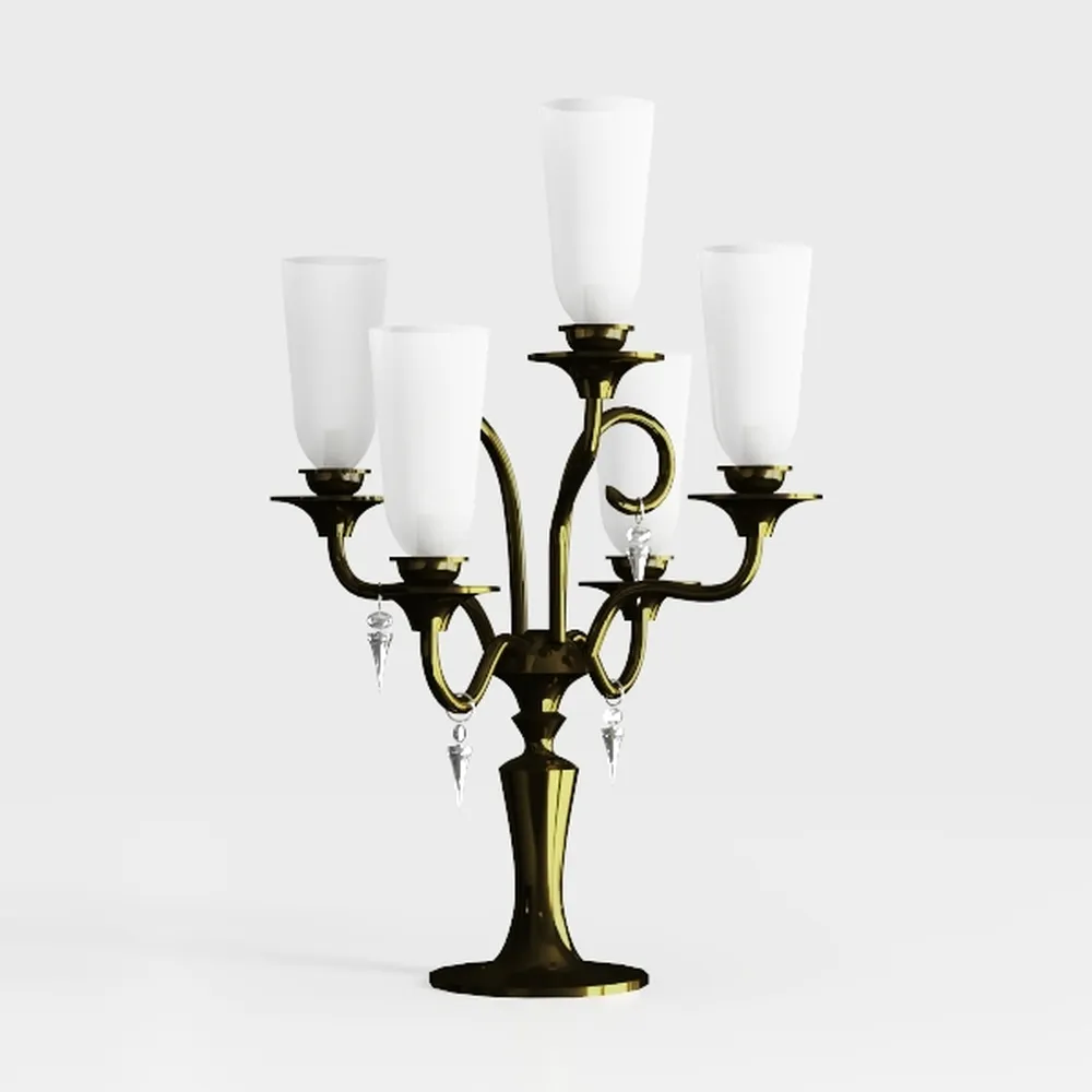 5-Arm Candelabra, Candle Holder, Decorative