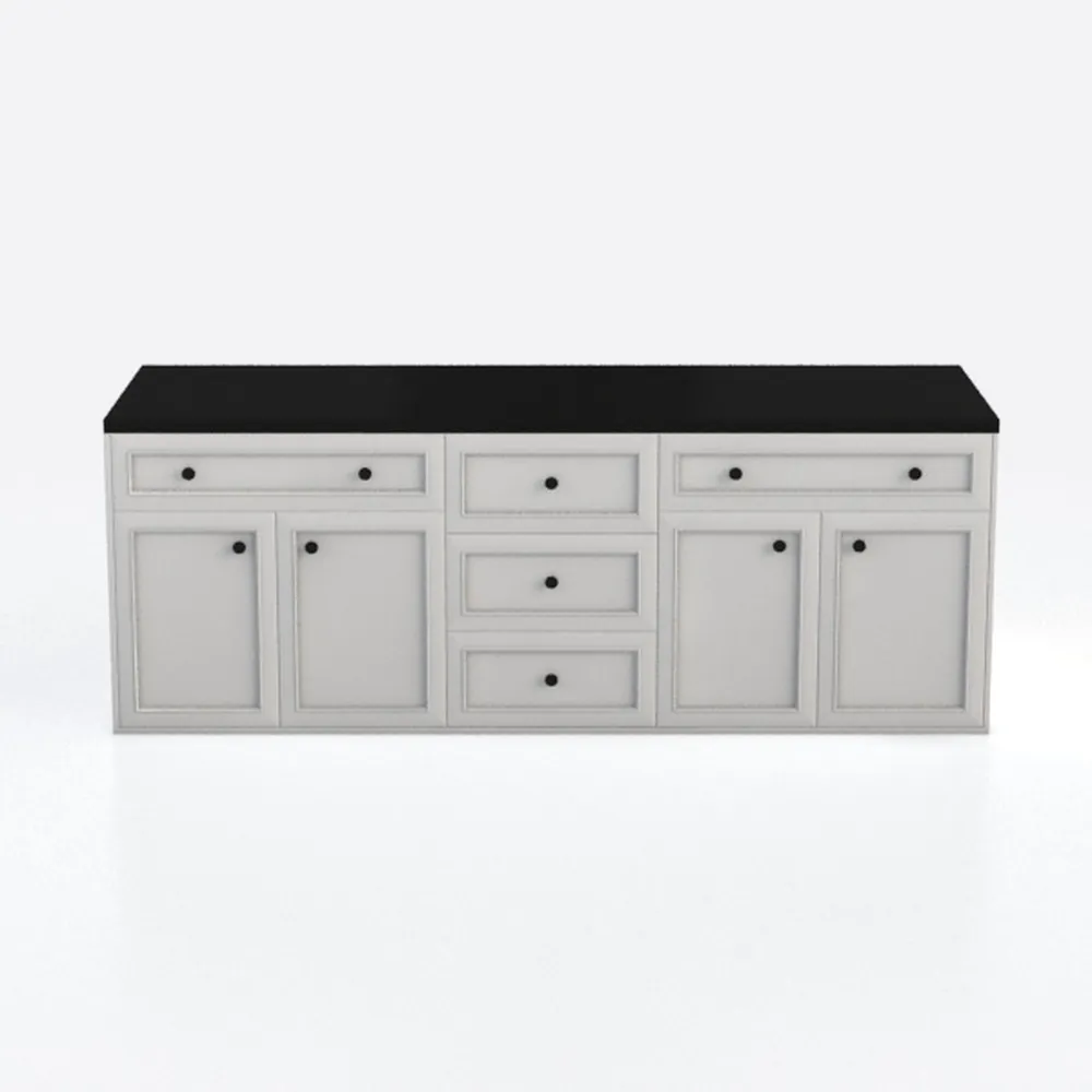Farmhouse 7 Drawer Dresser for Bedroom, 55 Inch