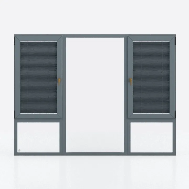 Modern Metal Glass Casement Window 3D Model