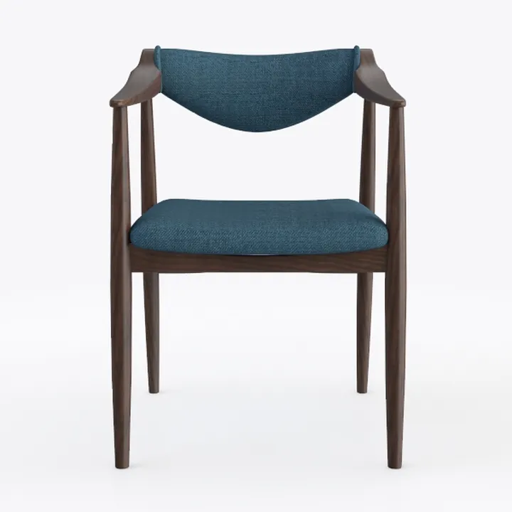 Kitchen Dining Chair,Cotton and Linen Solid Wood