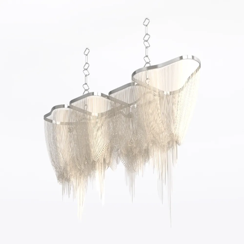 Bojim 6 Light Gold Track Lighting Kit, Modern LED