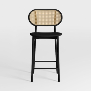 Counter Height Bar Stools, 26" PU Leather