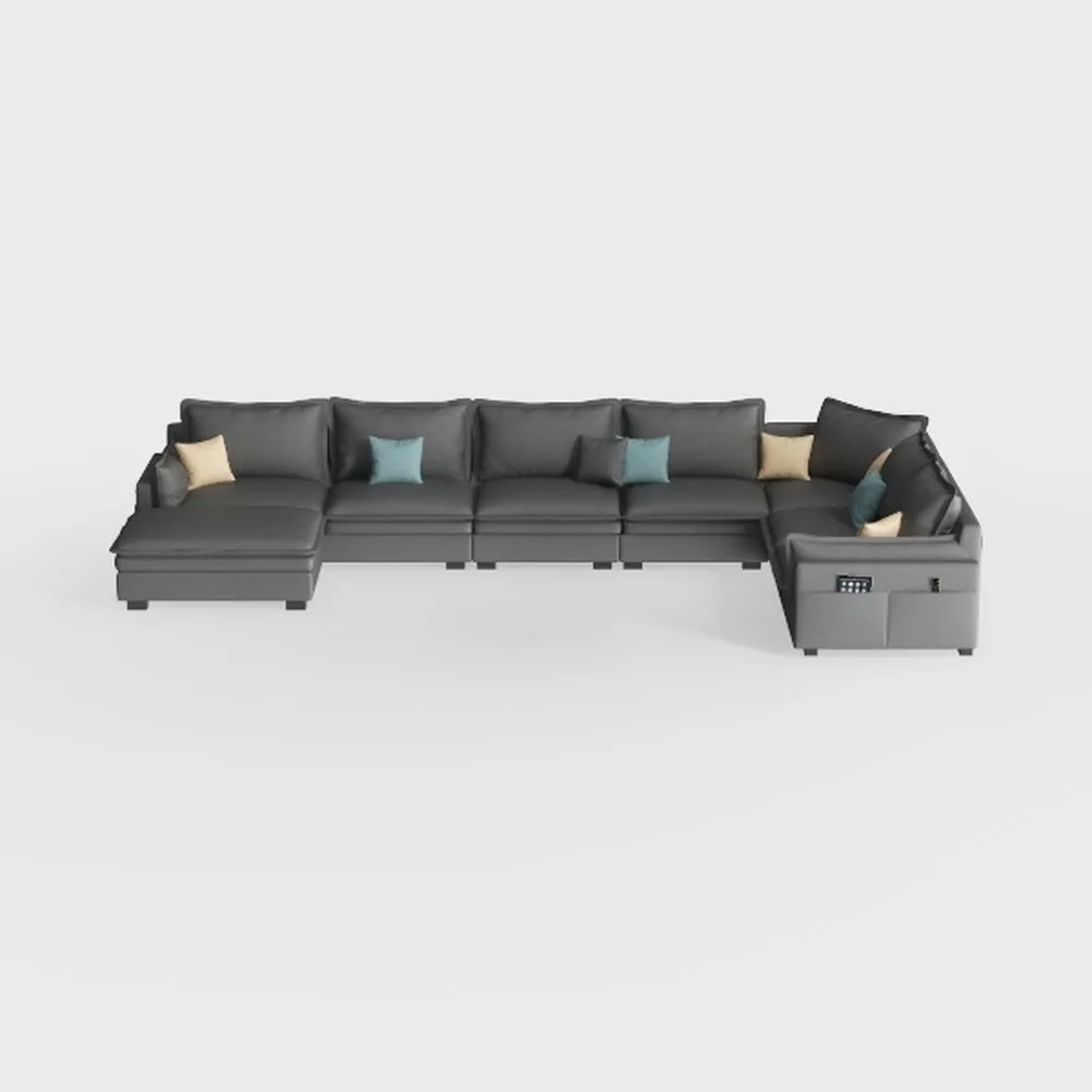 HONBAY Modular Sectional Sleeper Sofa Couch with