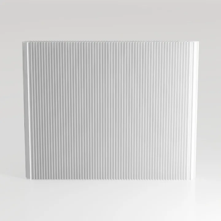 Fluted Storage Cabinet, White Buffet with Storage