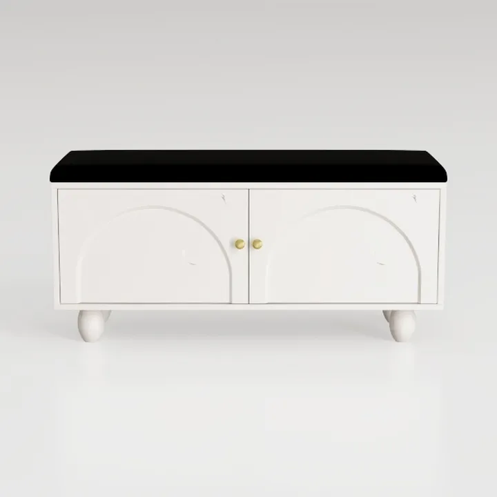 Giantex White TV Stand for TVs up to 44", Small