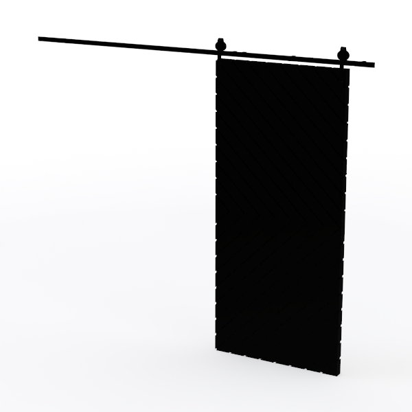 S&Z tophand 40 in. x 84 in. White Lacquer Barn