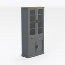 Palace Imports Solid Wood Bookcase - 6-Tier Right 45 Degree View