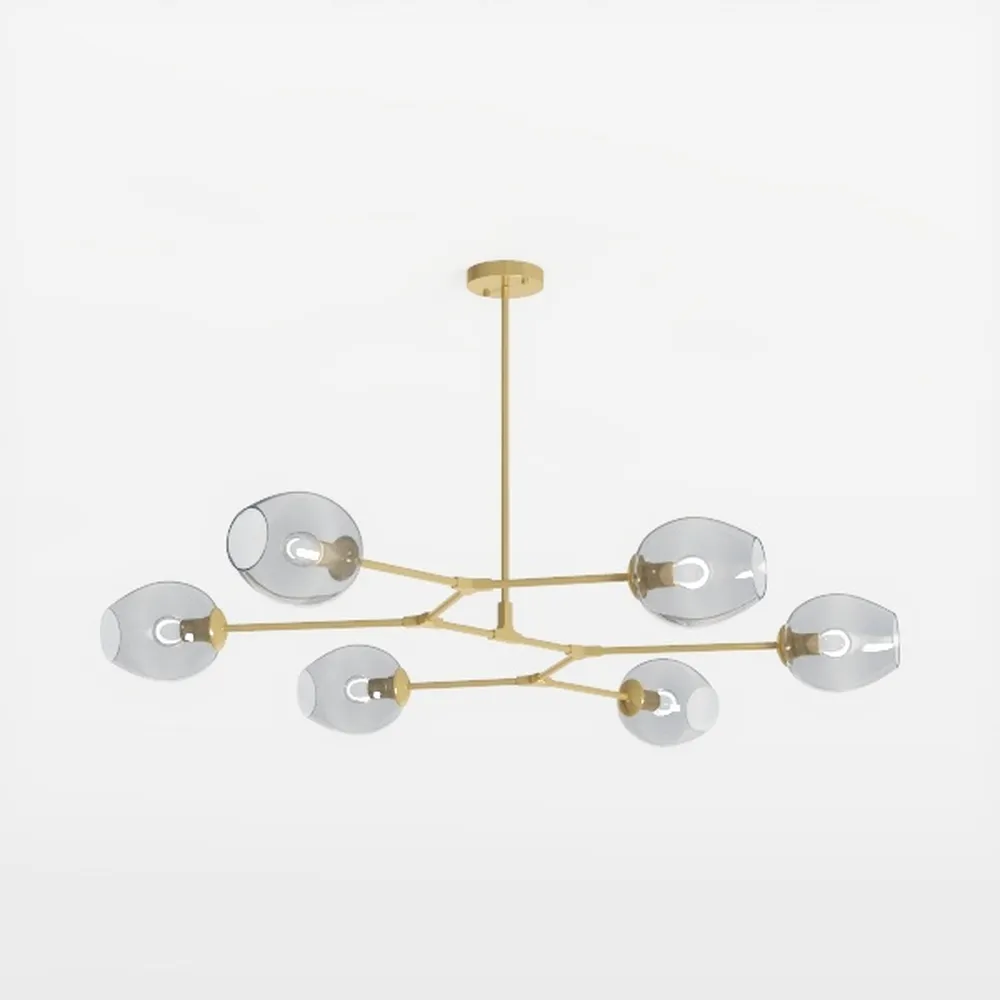 Large Sputnik Chandeliers 12 Lights Modern Gold 