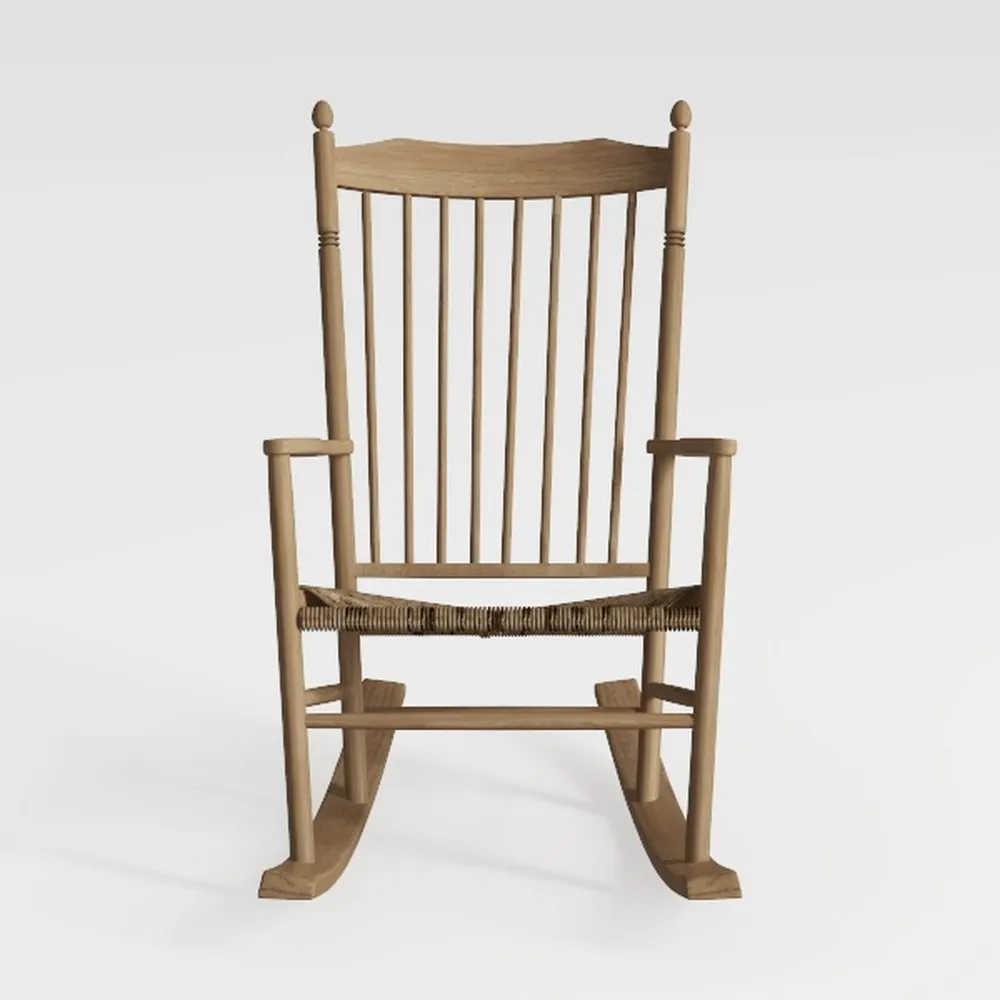 Outdoor Wood Rocking Chair, Wooden Patio Rocking