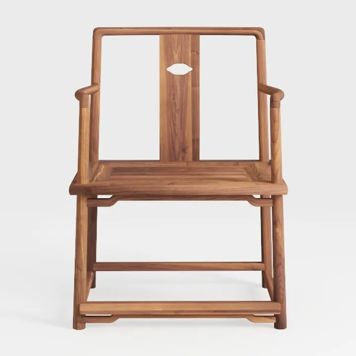 Walker Edison Delray Classic Acacia Wood X Back