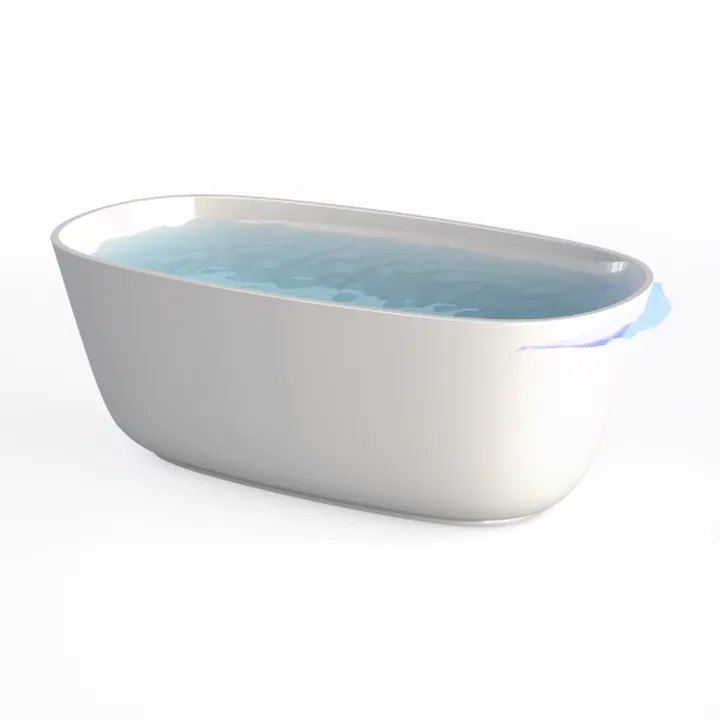 WOODBRIDGE 72" x 35-3/8" Whirlpool and Air Bath