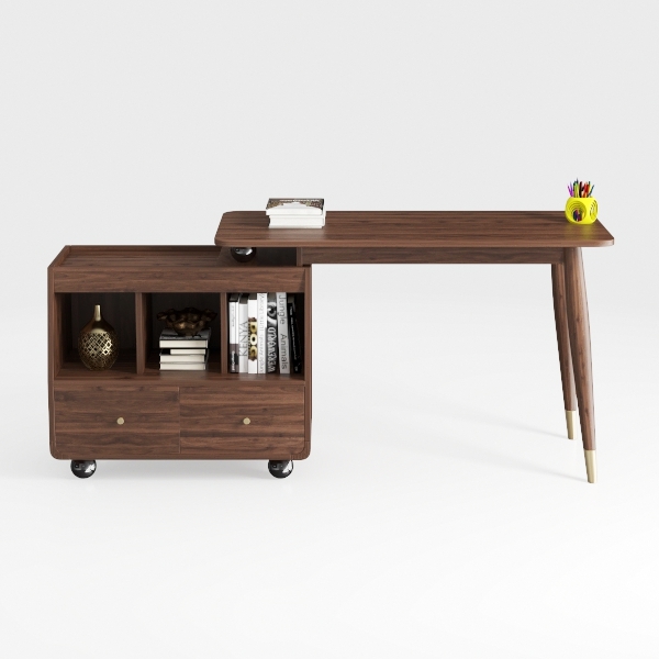 Nicemoods Modern Computer Desk 47 Inch Home Office