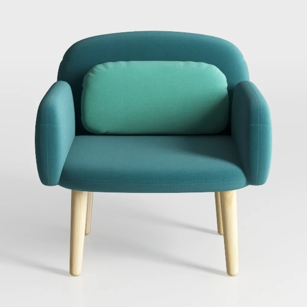 ivinta Dining Chairs Set of 2, Fabric Mid-Century