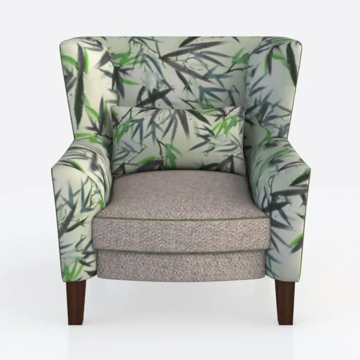 YOLENY Mid Century Wingback Arm Chair,Modern