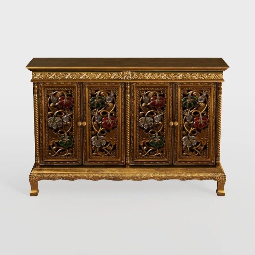 PHI VILLA Accent Cabinet with Doors - Credenza