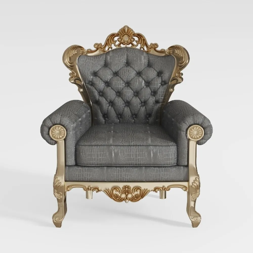 Tzou Velvet Upholstered Barrel Chair, Couch Accent