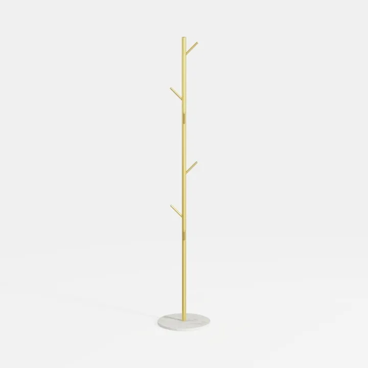 Heavy Duty Coat Rack with Natural Marble Base