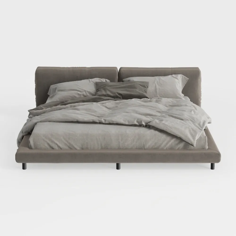 TREATLIFE HOME Modern Platform Queen Bed with Inte