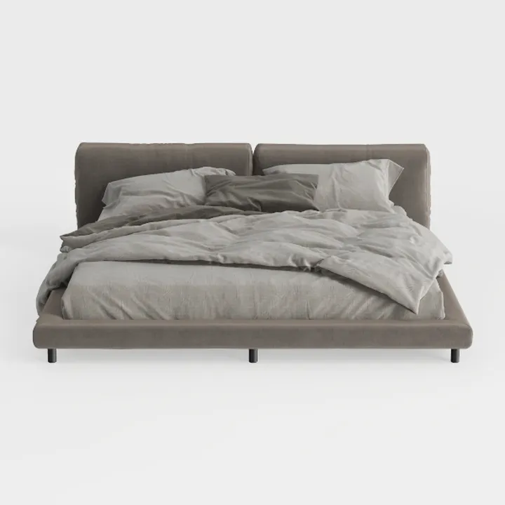 TREATLIFE HOME Modern Platform Queen Bed with Inte