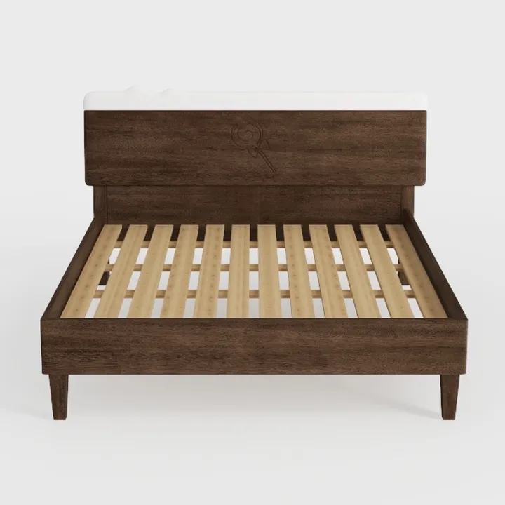 LIKIMIO Queen Bed Frame with Headboard and 