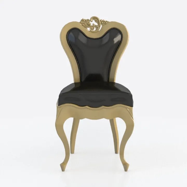 Asday High Back Dining Chairs Set of 2, Glam