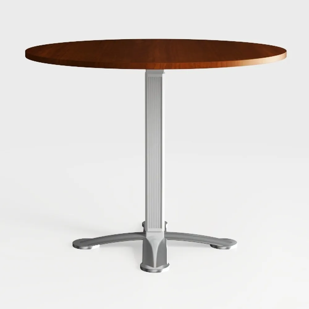 Round Modern Solid Wood Dining Table Dining
