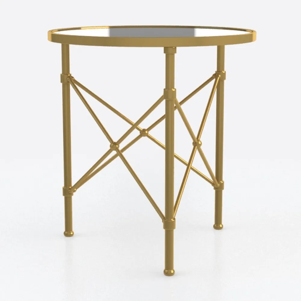 XIV Outdoor Side Table, Small Outdoor Table, Round