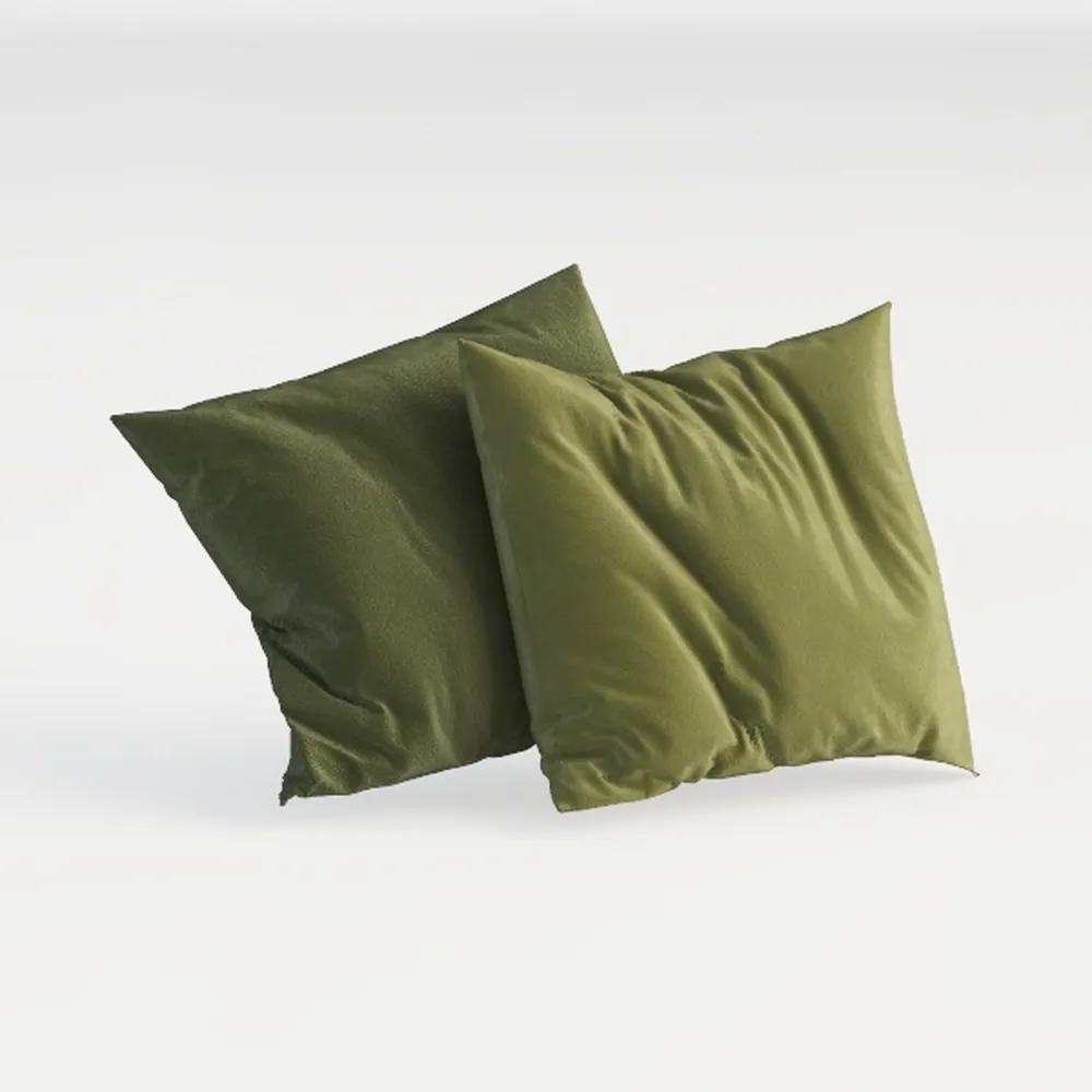 Solid Color Outdoor Waterproof Throw Pillow