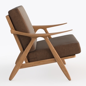 Lexicon Mid Century Modern Accent Chair, Faux