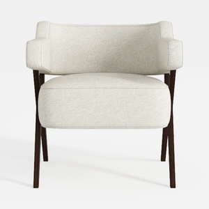 Mid-Century Modern Dining Chairs Set of 6, Armrest