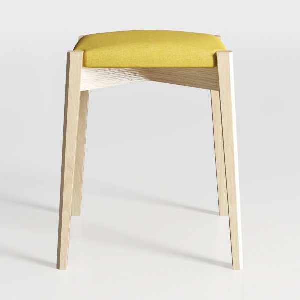 We&#39;re it, Nola Wood Frame Modern Side Chair with U