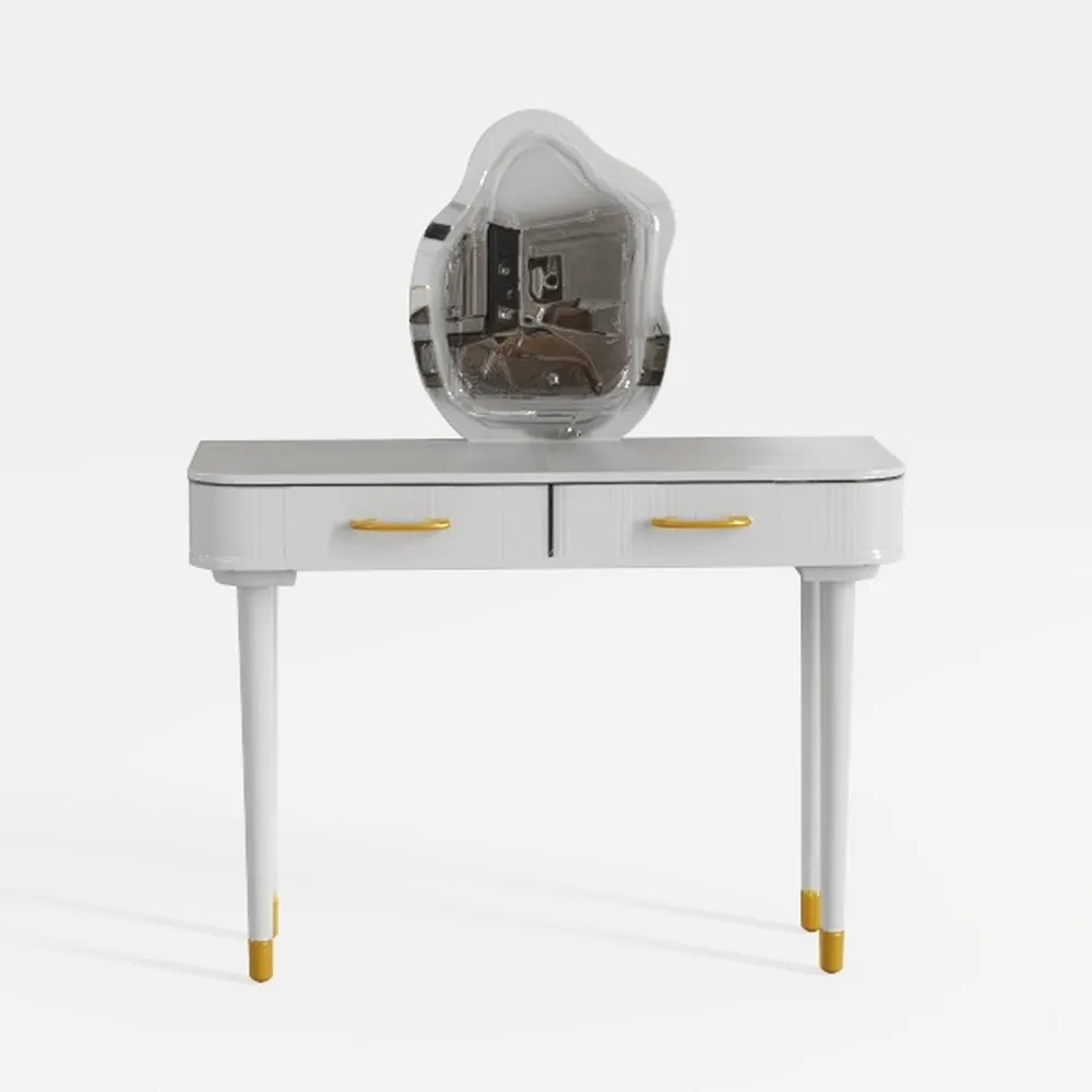 40" Modern Vanity Table Set with Mirror Touch Scre