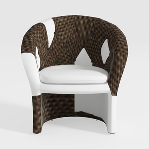 Sedia moderna senza braccioli per soggiorno e camera da letto, divano singolo imbottito con comoda flanella per sala lettura e trucco, elegante sedia laterale arancione