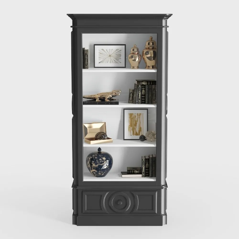 OKD Farmhouse Storage Bookcase，72" Tall Bookcase