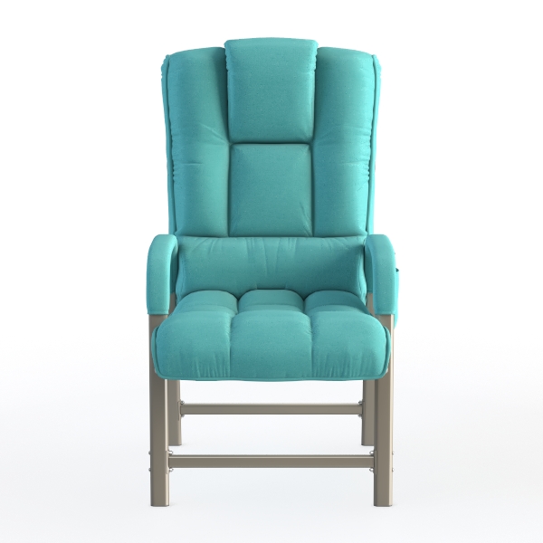 Plush Chair Pad with Ties Rocking Chair Cushion