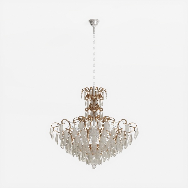Gold K9 Crystal Chandelier Luxury Modern 12-
