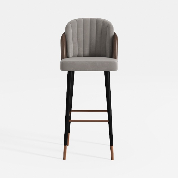 65cm Swivel Bar Stools Set of 2, PU Leather Kitche